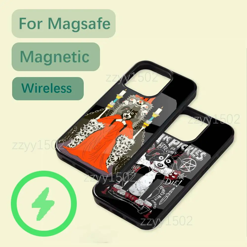 

Anime Mr P-Pickles Phone Case For iPhone 17,16,15,14,13,12,11,Pro,Max,Plus,Mini,SE4,E Magsafe Wireless Charging