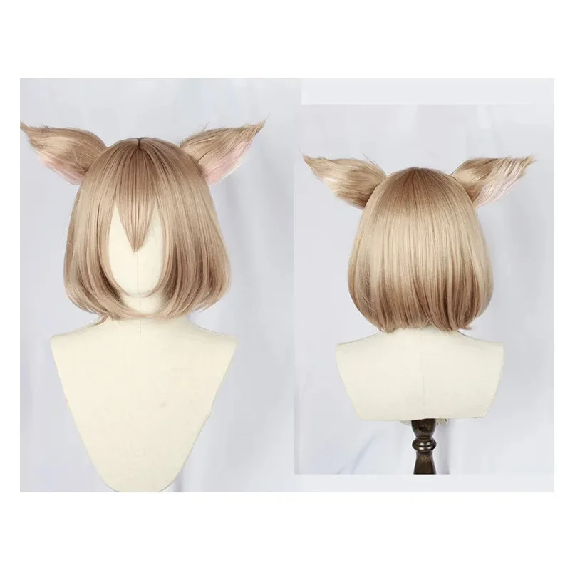 Felix Argyle Cosplay Wig Re:Zero Kara Hajimeru Isekai Seikatsu Felix Argyle Anime Synthetic Hair Cosplay Wigs Ears Cap Track