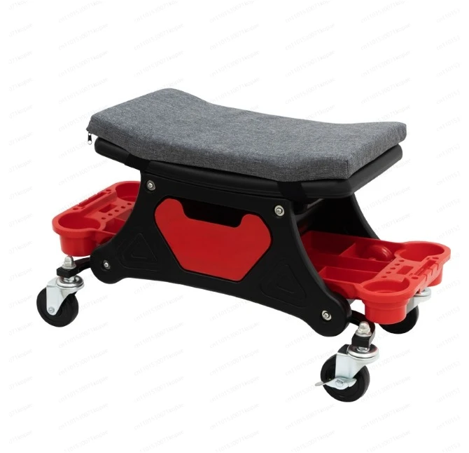 

Rolling Mechanic Seat 300 LBS with Wheels Tool Trays Drawer Heavy Duty Roller Creeper Seat for Home Garage DIY Automotive