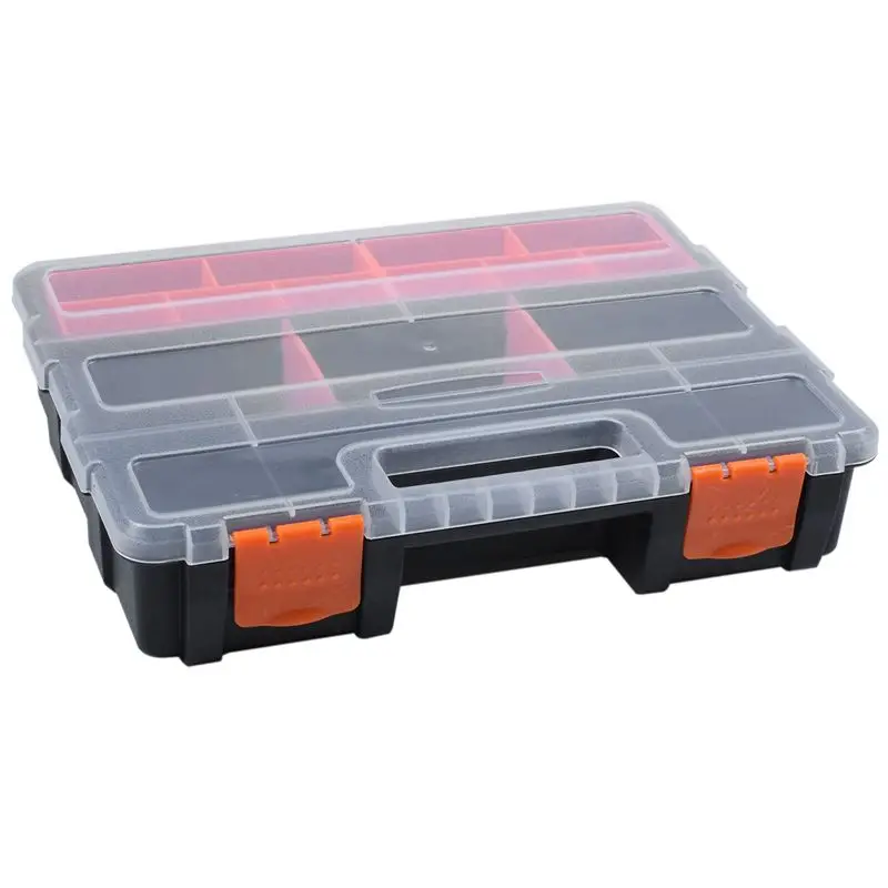 Y39A-3X F-290 Portable Plastic Tool Parts Box Screw Storage Box Electronic Component Box Compartment Box Material Box
