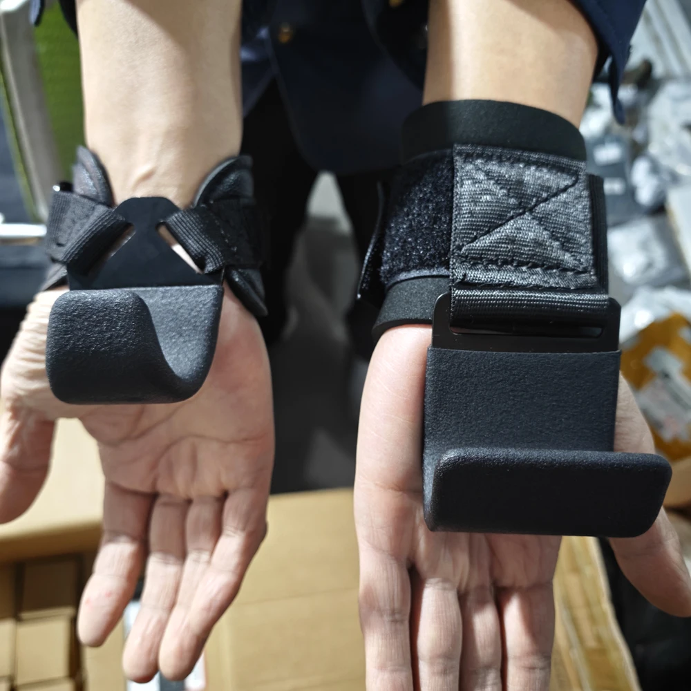 NEW Weight Lifting Hooks Lifting-Hook Hand-Bar Fitness Wrist Straps Heavy Duty Pull-ups Power Lifting Grips Padded Workout Hook