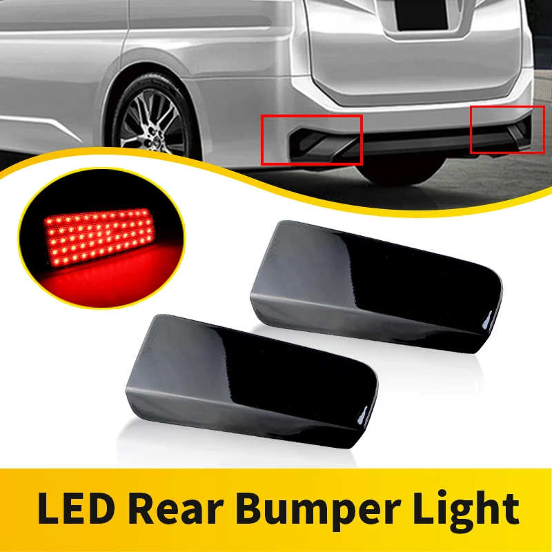 

2PCS For Toyota Alphard Vellfire 30 Series 2015 2016 2017 2018 With Reflection Car Rear Bumper Reflector Light Tail Brake Light