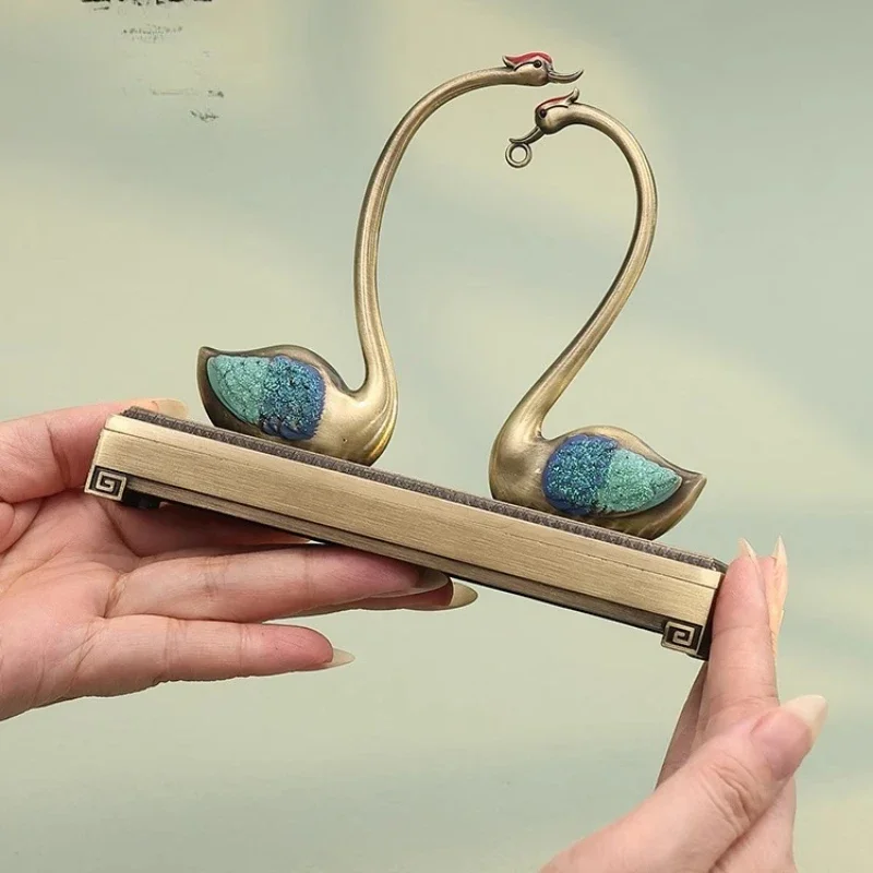 Swan Retro Incense Burners Decorations For Home Gift Room Diffuser Incense Burners Air Freshener Metal Alloy Decor Incensario MH