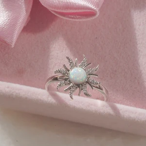 خاتم شمسي قابل للتعديل من رابونزيل للنساء والفتيات ، مجوهرات مطلية بالذهب ، إكسسوارات الموضة ، حفل خطوبة الأميرة ، هدية لها أفضل 8 مبيعات لحلقة رابونزيل ملفوفة - رقم 8