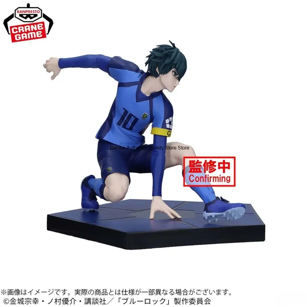 En stock, figurine originale Bandai Banpresto TV Anime Blue Rock Rin Itoshi, Blue Prison 11, figurine exceptionnelle, modèle de 16 cm