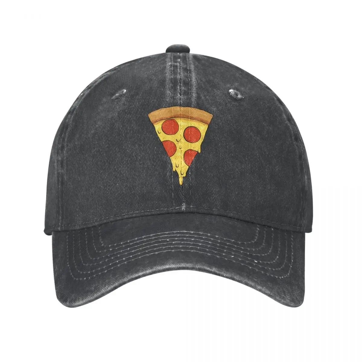 Pepperoni Pizza Denim czapka z daszkiem kawałek wędkarska czapka typu Trucker letnia gorąca sprzedaż męska Vintage Casual czapka typu snapback