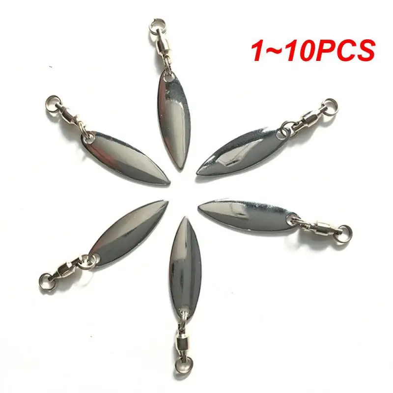 

1~10PCS Sequin Bearing Rings Stainless Steel Luya Noise Piece Rotating Ring Tail Piece With Bearing Swivel Spinner Spoon Lures