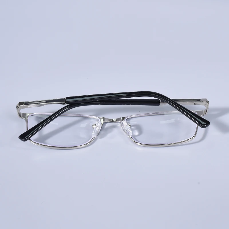 Männer Blau licht blockieren Lesebrille für Männer Metall Rahmen Magazin Leser Übergroßen Frühling Scharnier Rahmen Doppel Farbe + 125 + 175 + 22 – Detail 4
