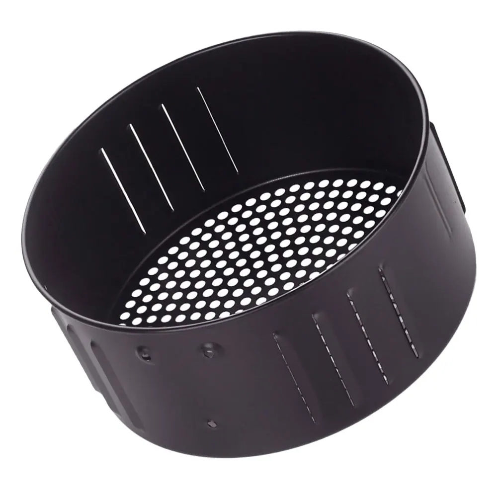 3.5L Air Fryer Replacement Basket Premium Dishwasher Safe Multi Food Cooking Baking Basket For Pizza Chicken Wings Oil