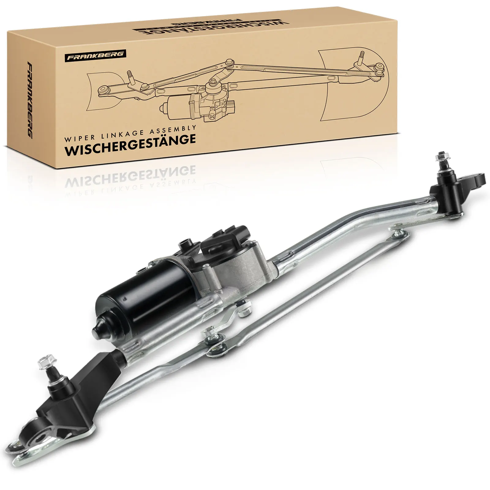 Frankberg 1x bras d'essuie-glace avant pour Opel Astra G Caravan CC Box/Station Wagon 09117722TGE524C 9200460 09117721 1273057