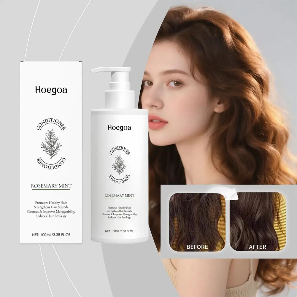 

100ml Rosemary Mint Conditioner Improve Hair Brightness And Strength Make Hair Smooth Suitable And Smooth 2025 NEW
