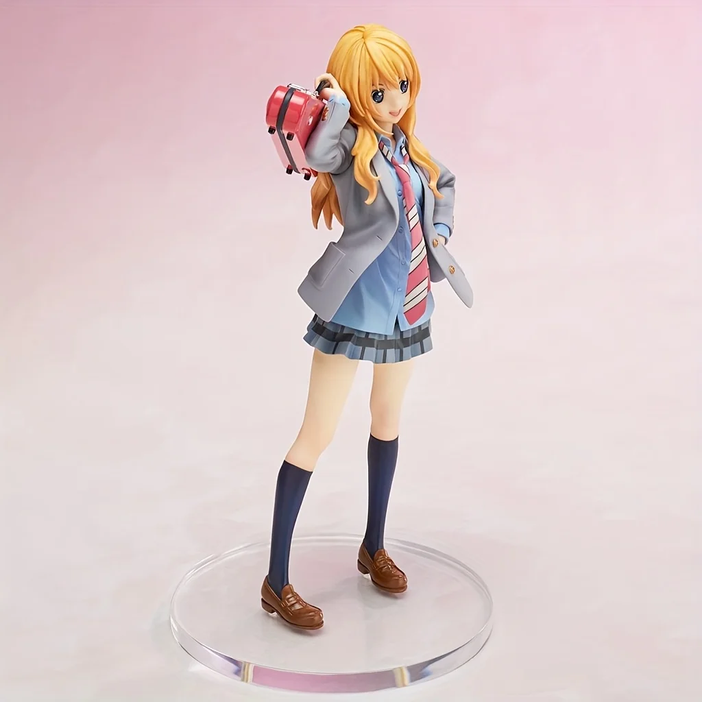 Figurki anime Miyazono Kaori, ozdoby na figurki, małe prezenty, dekoracje do pokoju, prezenty świąteczne