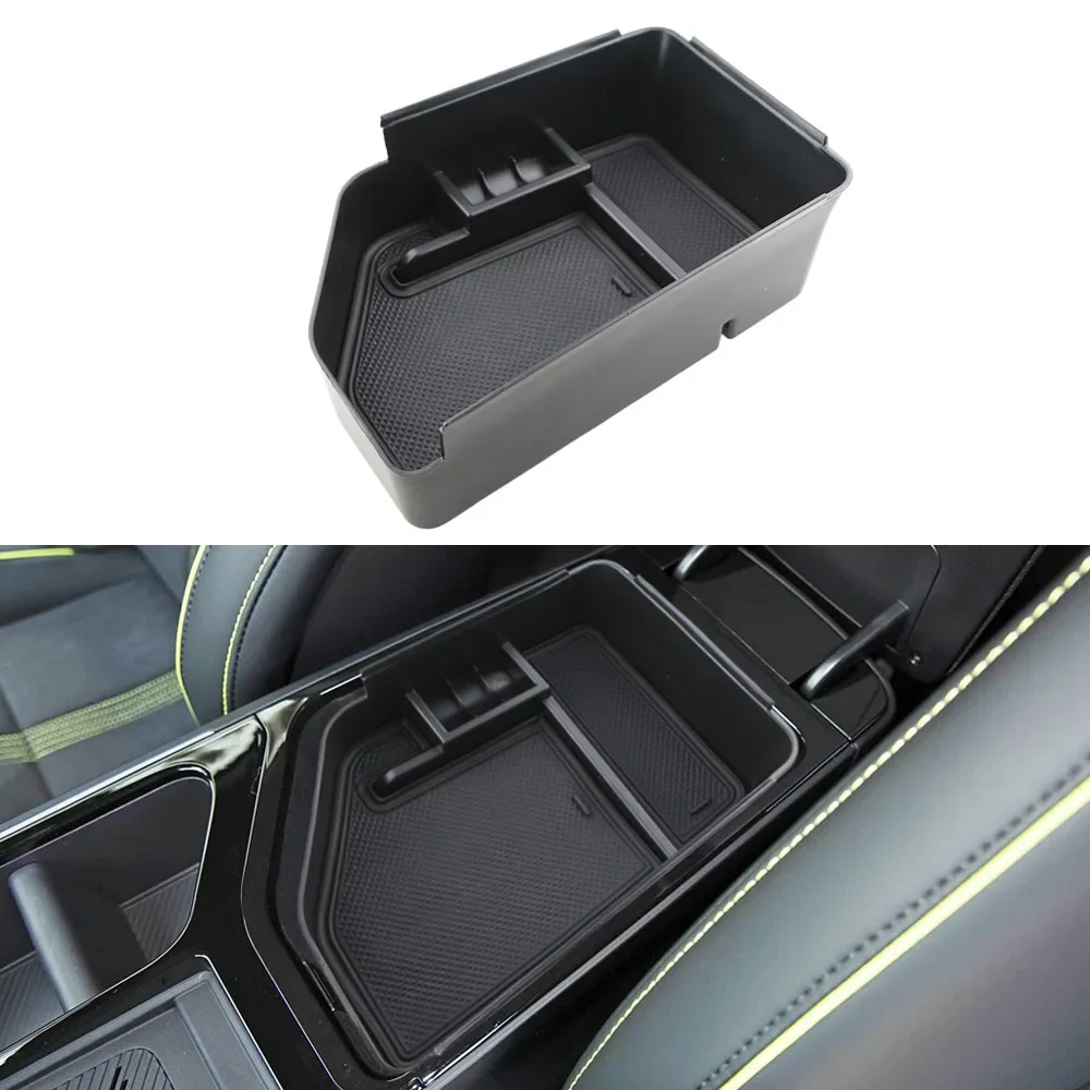 

For Kia EV6 2021-2024 LHD Center Console Organizer Tray Compatible Accessories Armrest Storage Box Tray Organizer Insert