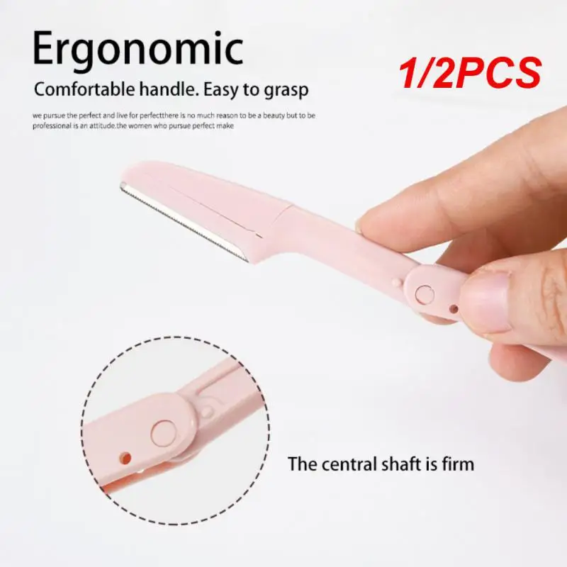 1/2PCS Eyebrow Trimmer Ladies Face Shaver Women Safe Gentle Makeup Tool For Women Anti-scratch Razor Makeup Tools Trendy