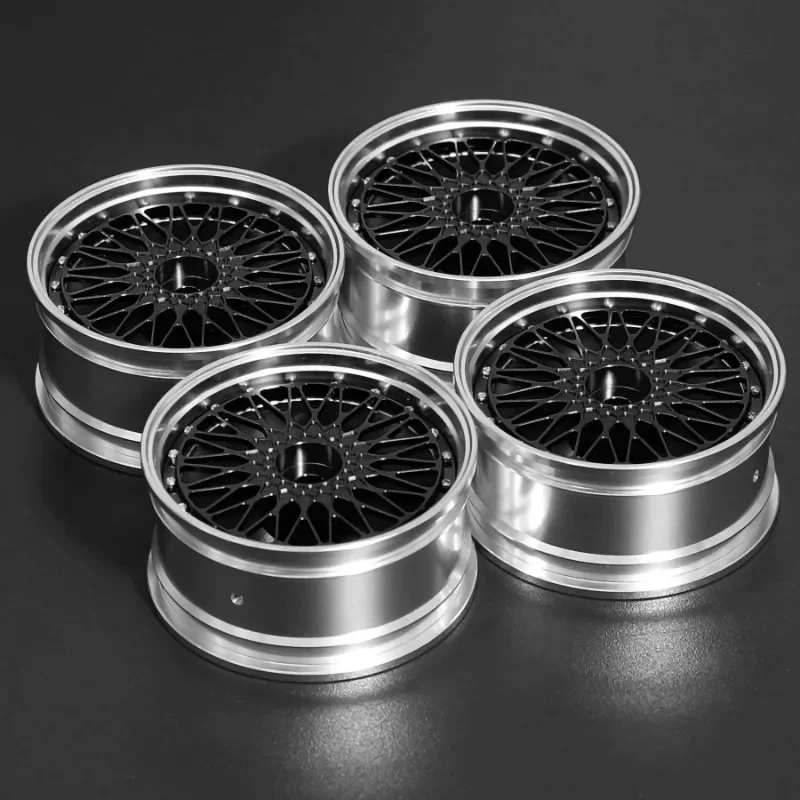Metalowe 4 szt. piasty kół do jazdy szosowej, driftu i touringu, felgi do samochodów RC 1/10 Trxs HPI Kyosho RedCat Sakura HSP, części zamienne do tuningu