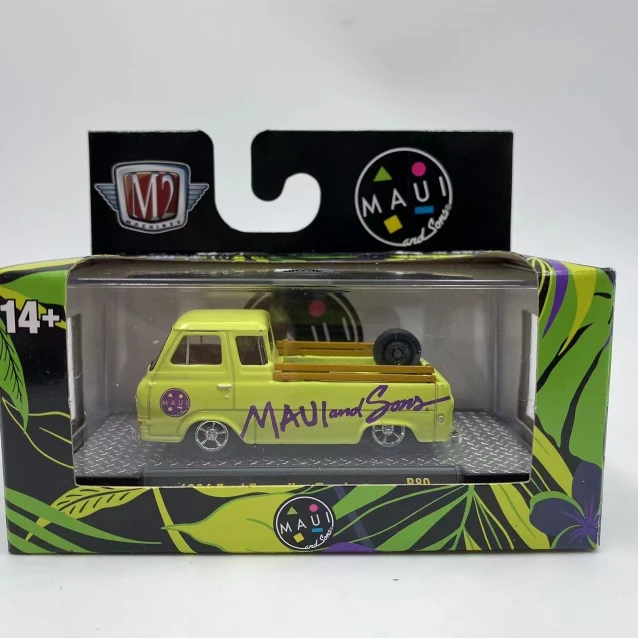 M2 machines 1/64 1964 Ford Econoline Truck Die-cast alloy car model collection display child gift