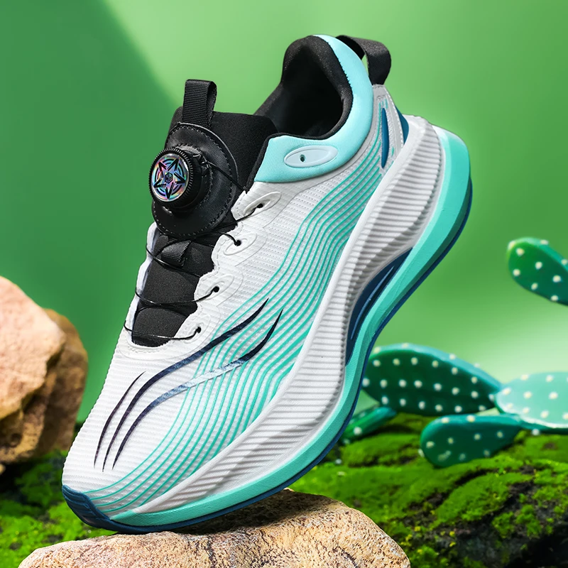 ​ Tênis masculino com cordões 2025 – sola grossa com aumento de altura, respirável e confortável, durável e antiderrapante, roupa de uma etapa, elegante