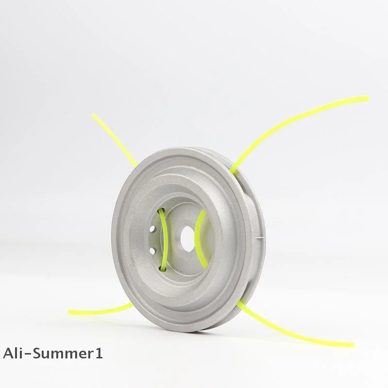 【E】Universal Aluminum Alloy Trimmer Head Replacement Parts With 4 Lines Brush Cutter Brush Tools For Lawn