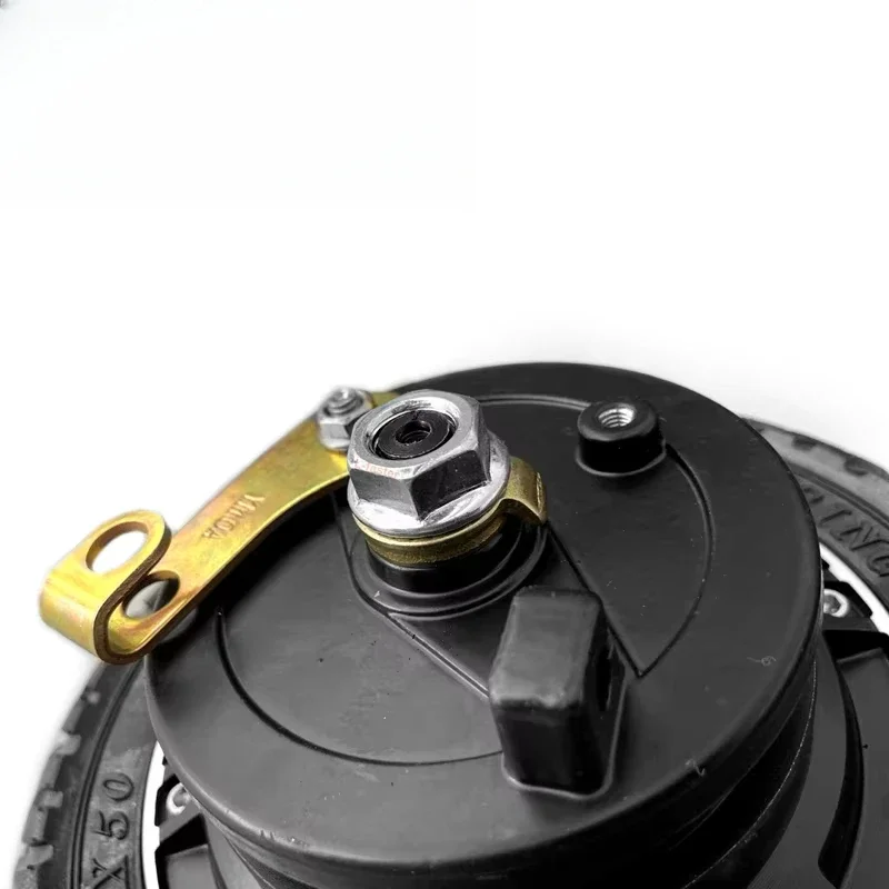 Kit de roda de motor de freio de tambor de cubo sem escova para scooter elétrica DIY 350W 8 polegadas