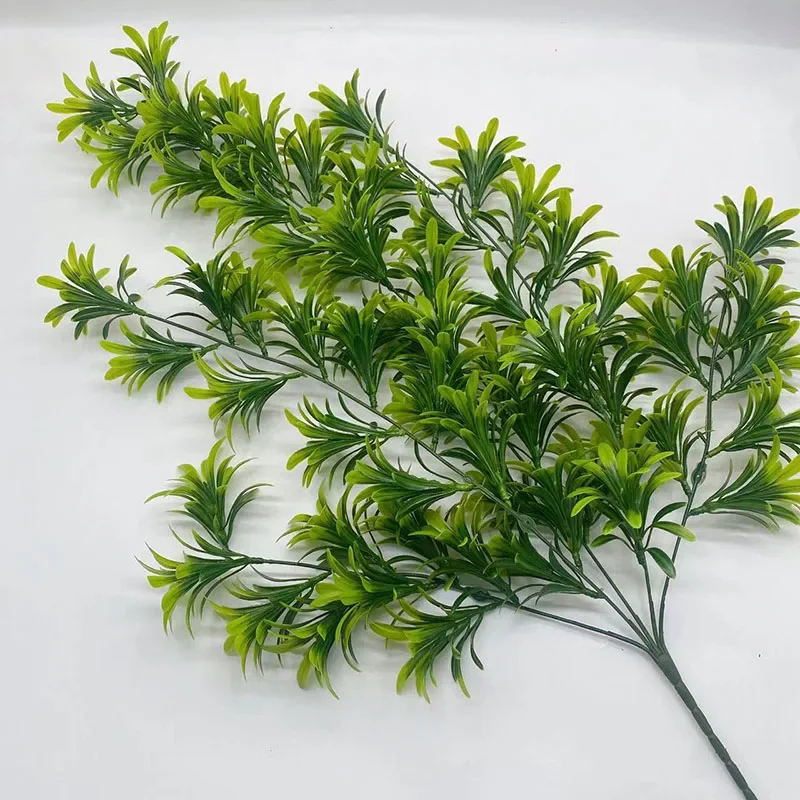 Große 22'' Künstliche Hängen Pflanzen Gefälschte Farne Blätter Kunststoff Begonie Leafs Wand ForHome Zimmer Garten Hochzeit Girl – Detail 36