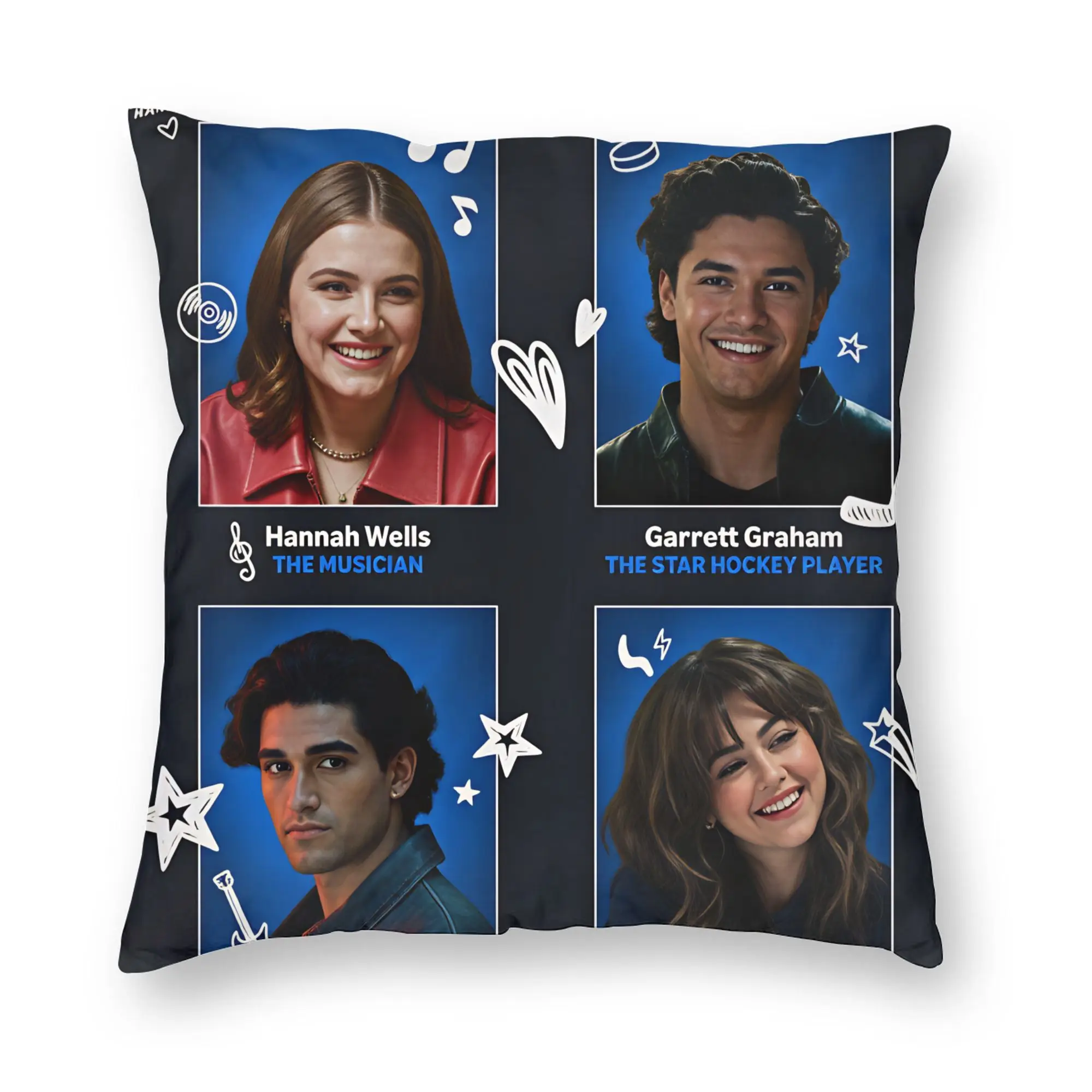 Garrett Graham Off Campus (5) Pillow Cover  Vintage Pillow Case For Living Room Chair Comfy Pillowcases Gift