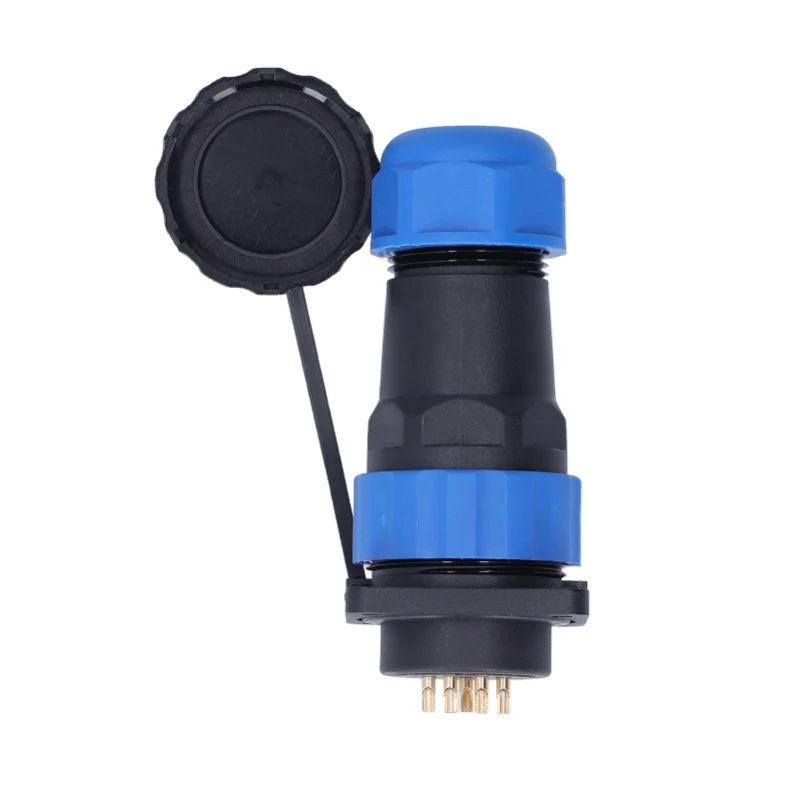 

IP68 Waterproof Power Connector Male Female Square 4 Hole Aviation Plug Socket 380V 10A SP289 Pin