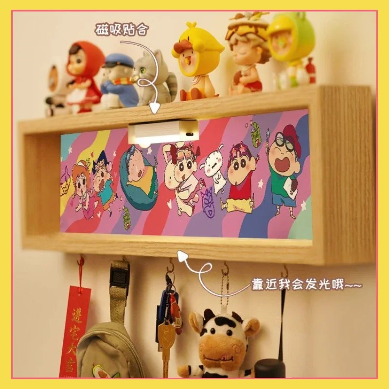 Crayon Shin chan decoration painting entrance key cartoon storage hook magnetic suction household door bedroom decoration