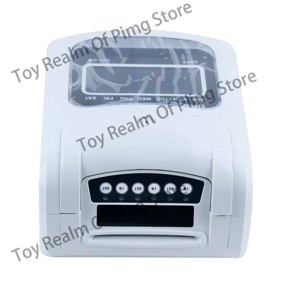 Electronic Attendance Machine Digital Time Recorder Office Staffs Check In Punch Card Clock ID  Punching  100V-240V