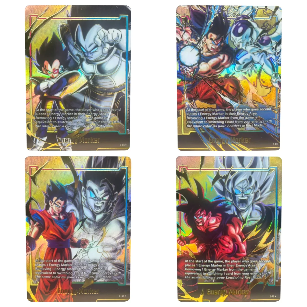 

Коллекционные карты Dragon Ball Son Goku Son Gohan, энергетический маркер, карта «сделай сам», горячее тиснение, самодельная игра, аниме-карты, подарочная игрушка