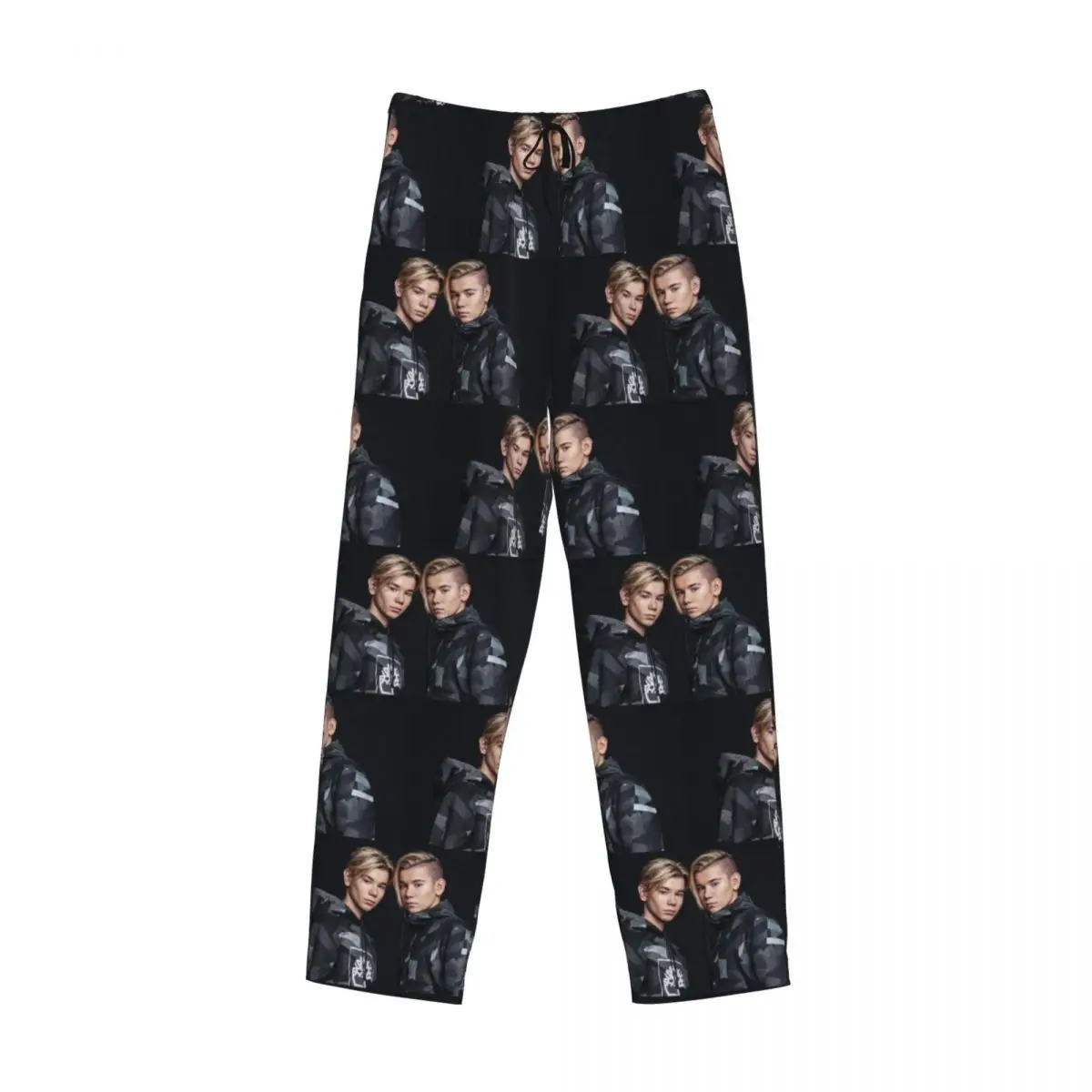 Custom Marcus And Martinus Sweden Norway Eurovision Pajama Pants Men Sleepwear Sleep Lounge Bottoms with Pockets