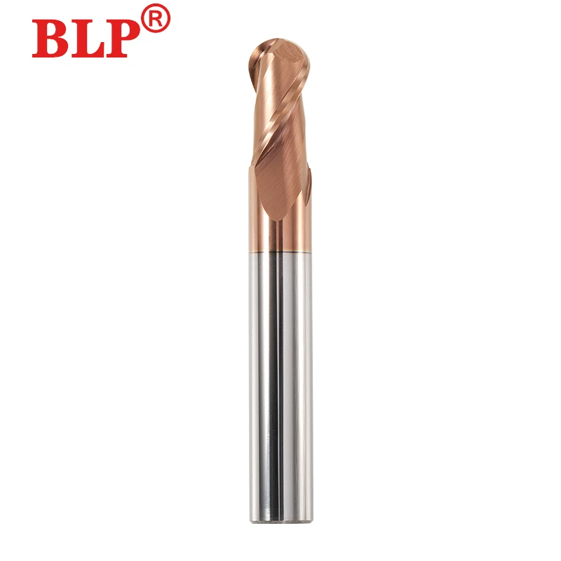 Milling Cutter Alloy Coating Tungsten Steel Tool Cnc Maching Hrc55 2 Flute Ball Nose Endmills Top Milling Cutter Machine Endmill