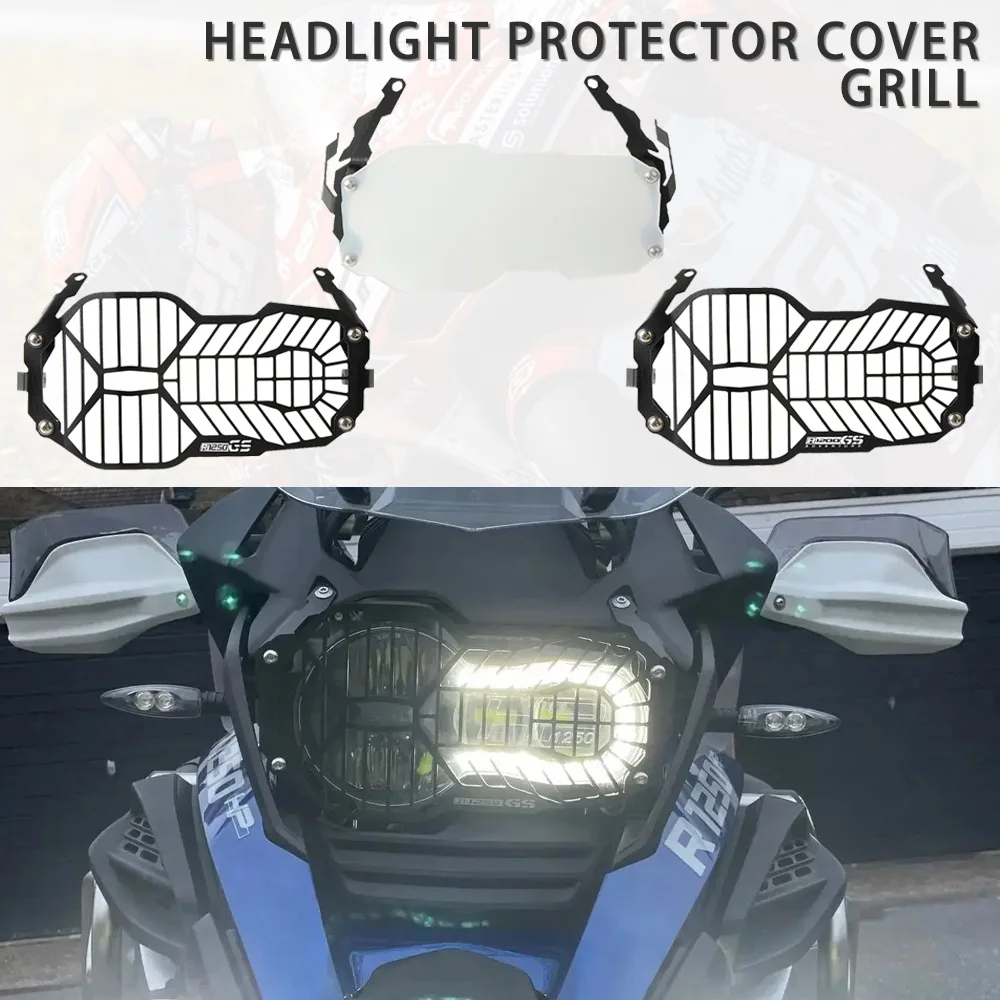 

2024 2025 For BMW R1250GS ADVENTURE R1200GS LC Adventure R 1250 1200 GS Motorcycle Parts Headlight Protector Grille Guard Cover