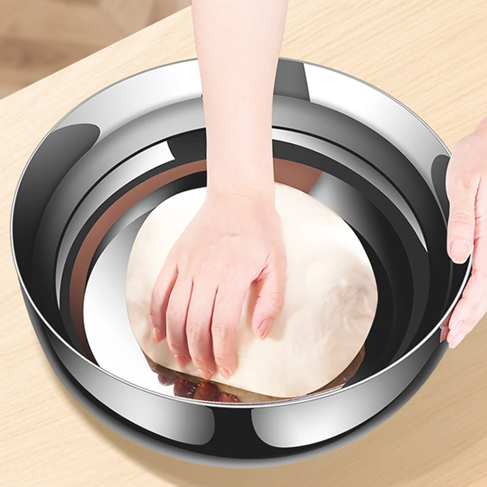 

Pre-Seasoned Carbon Steel Wok: Perfect For High Heat Cooking & Easy Care Multi Functional Large Mixing Bowl