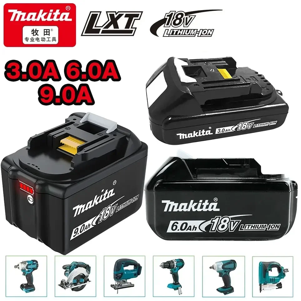 

NEW 9.0Ah/6.0Ah Makita 18V Battery BL1830 Rechargeable Battery 18V Replacement Power Tool Battery For Makita BL1815 BL1860BL1840