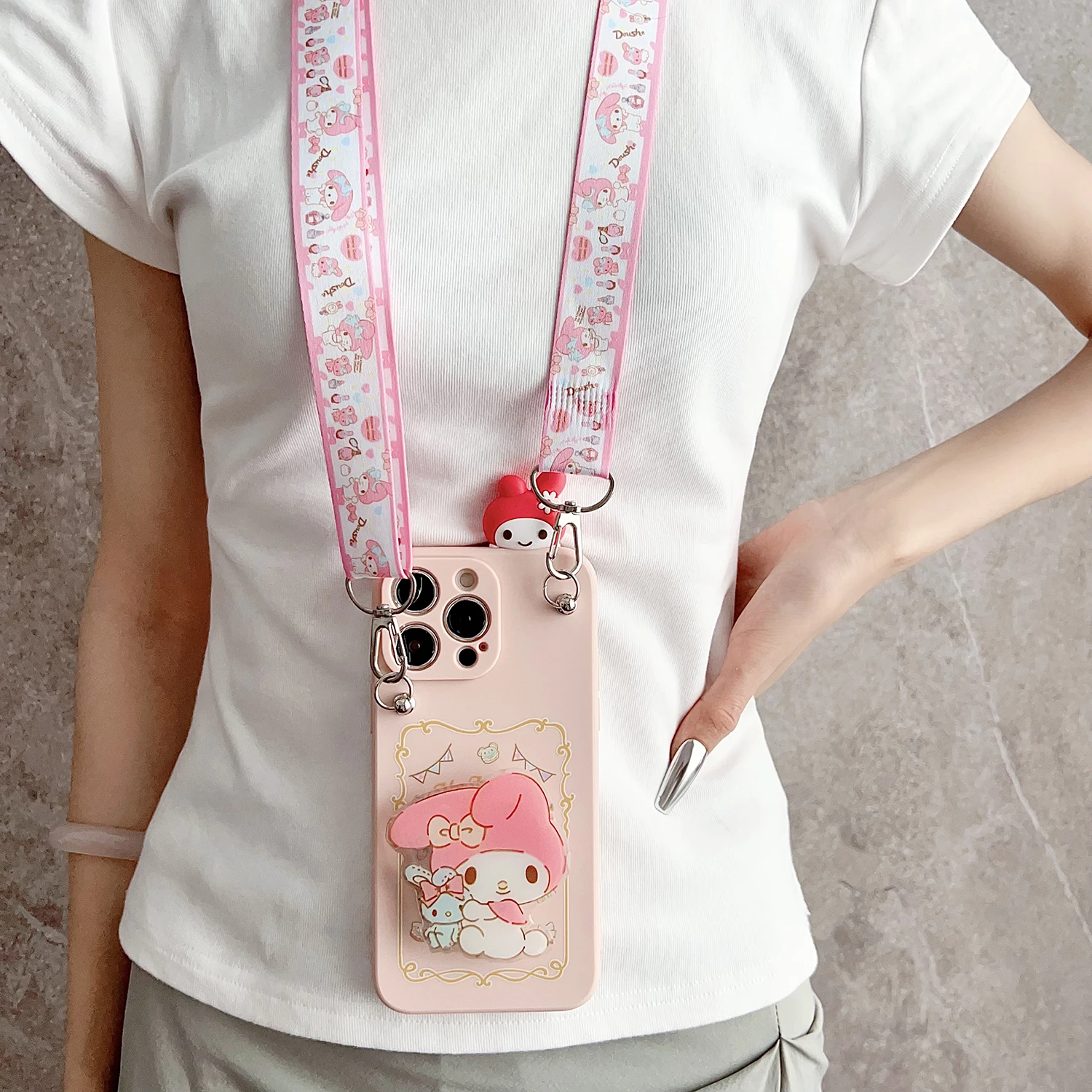 For Samsung Galaxy S7 S8 S9 S10 S20 S21 S22 S23 S24 S25 Plus Ultra FE Painting Kitty Case With Holder Rope