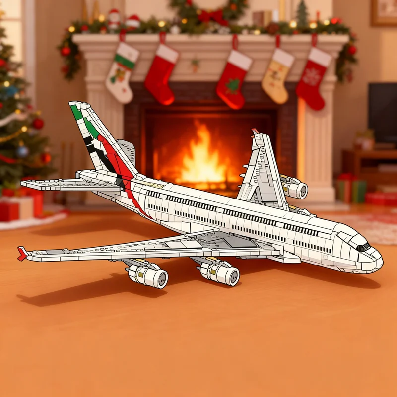 

3788 деталей MOC Emirates Airbus A380: Коллекционная модель-конструктор Creator Expert для взрослых, премиум-класса, для демонстрации и коллекционирования, отличный подарок