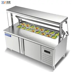 Best quality commercial machine milk tea business equipment Salad table