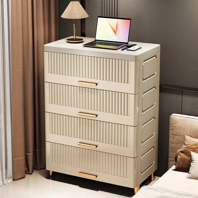 

Plastic Storage Cabinet Organizing for Living Room Shoe Cabinet Drawer Type Household Multilayer Clothes Bedside