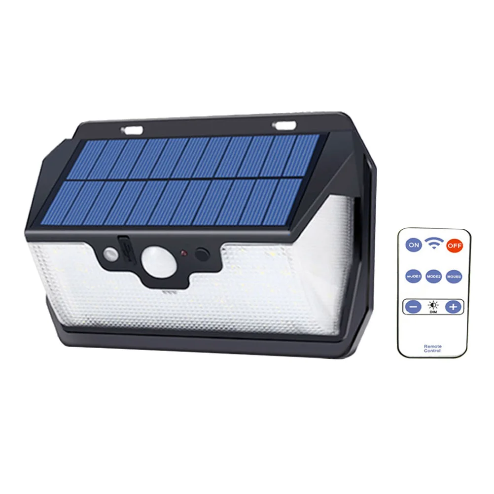 

55 Leds Solar Motion Sensor Wall Light Usb Rechargeable Outdoor Led Lamp For Garden Corridor Balcony Yard Solar Powered