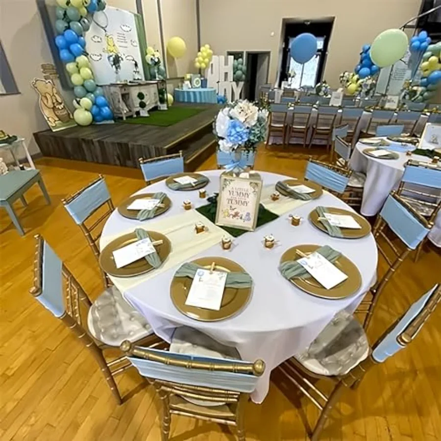 4 Uds. Centros de mesa de Winnie, un poco y delicioso para tu barriga, decoraciones para Baby Shower, decoraciones de cumpleaños de Pooh, bienvenida