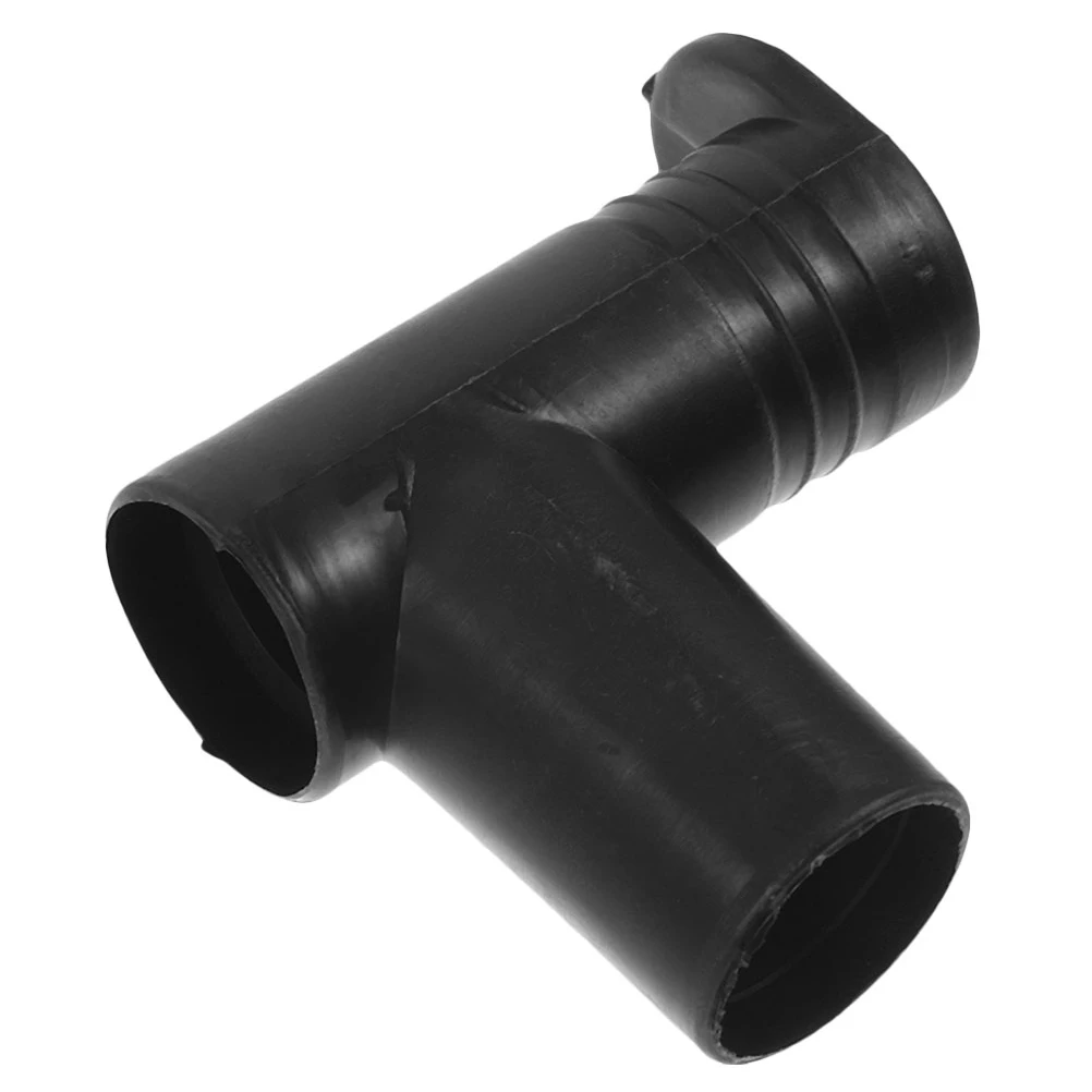 

Right Angle Clothes Connector Joints Black Sturdy Accessories Dual Rod Hanging Space Saving Closet Rod Support Wardrobe