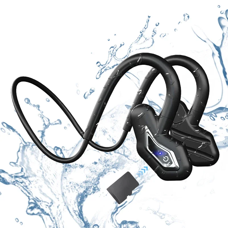 G16 Bone Conduction Bluetooth Earphone Hifi High Quality Sports Wireless Headphones Gamer Headset with Microphone Memory Card