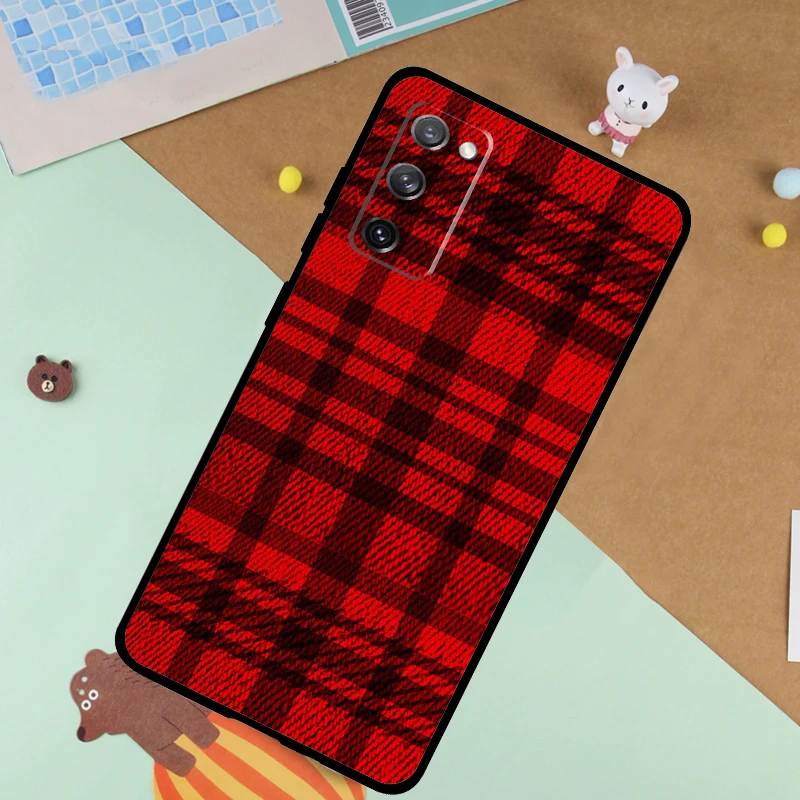 Buffalo Plaid Pattern Case For Samsung Galaxy S23 S22 Ultra S21 S20 FE S8 S9 S10 Note 10 Plus Note 20 Ultra Cover image 2