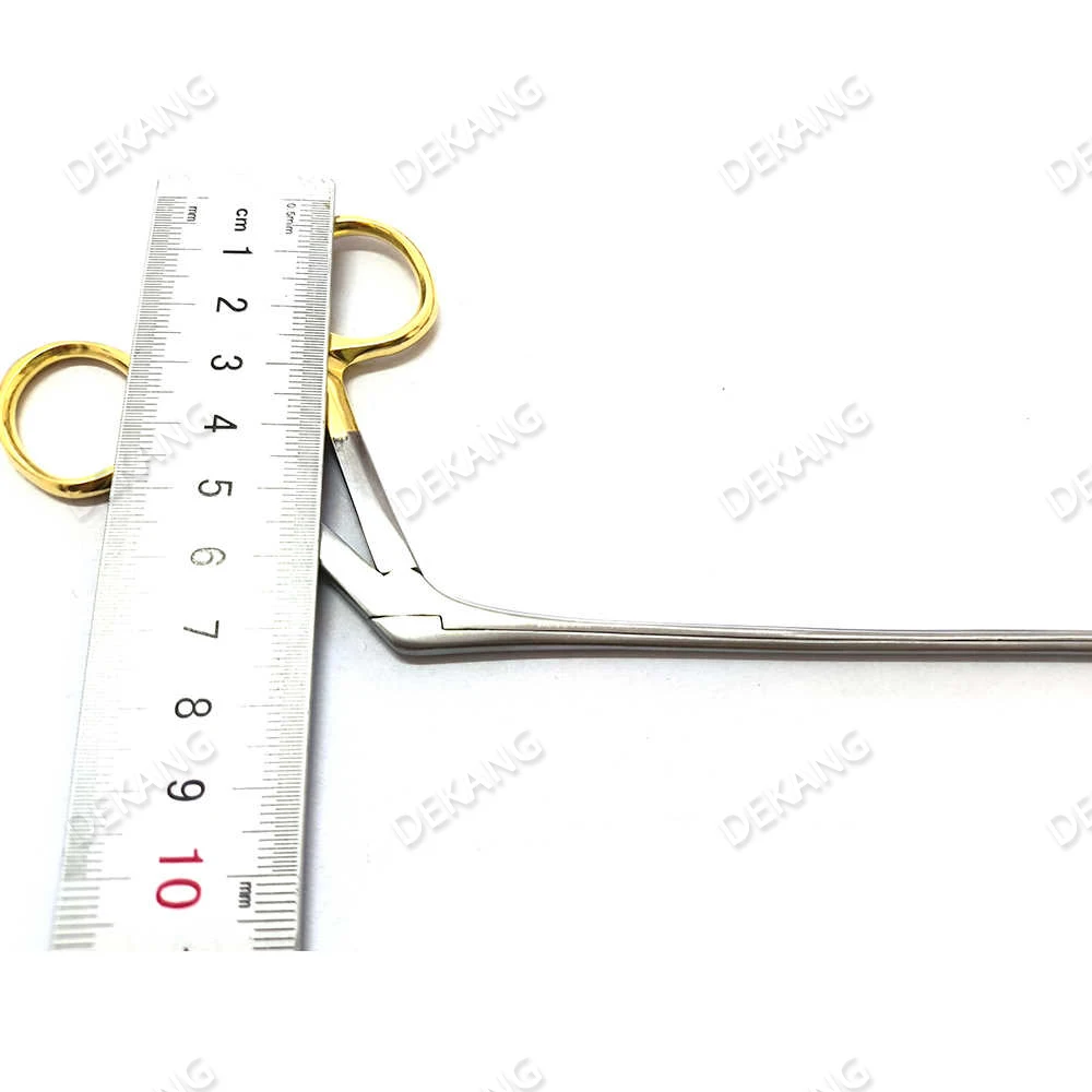 Micro-Nucleus-Zange – 18 cm große Hand-Greifzange mit Goldgriff
