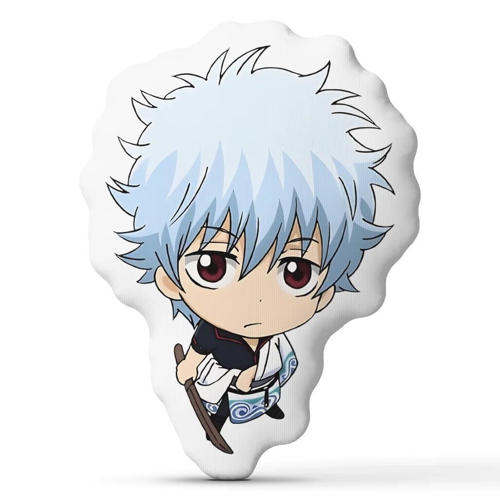 Cute Gintooo Gintama Cushion Irregular Stuffed Throw Pillow Home Decor Gift Sofa Bed