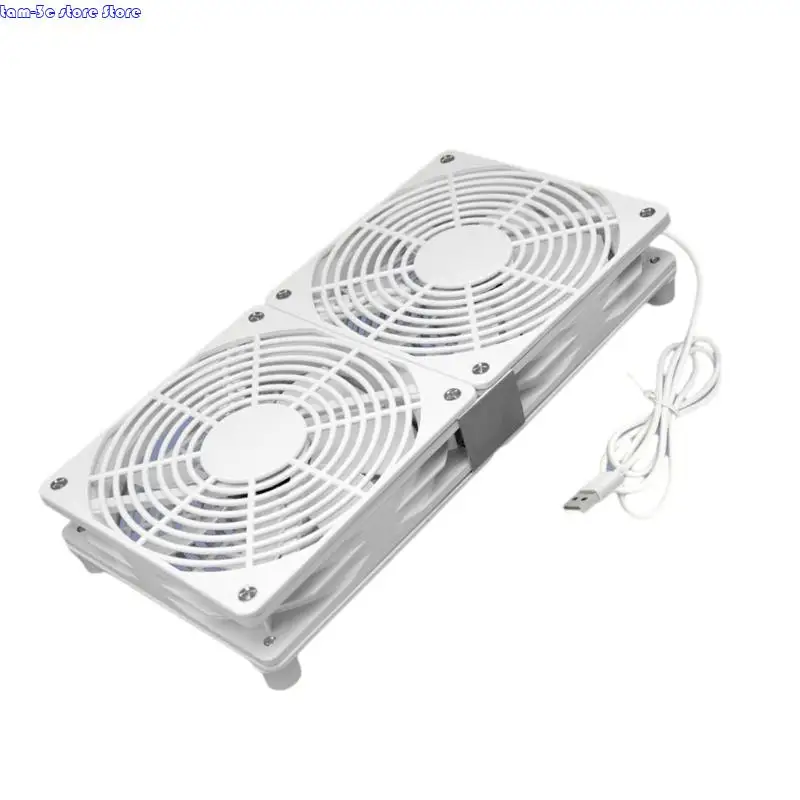 D0UA Multipurpose 120mm USB Cooling Fan 1800RPM 5V USB Power Cooling Case Fan Replacement Part for Receiver Accessories