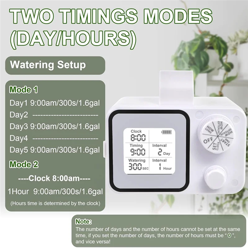 AT02-Automatic Watering System With Adjustable Drippers Automatic Drip Irrigation Kit With Customize Schedule Water