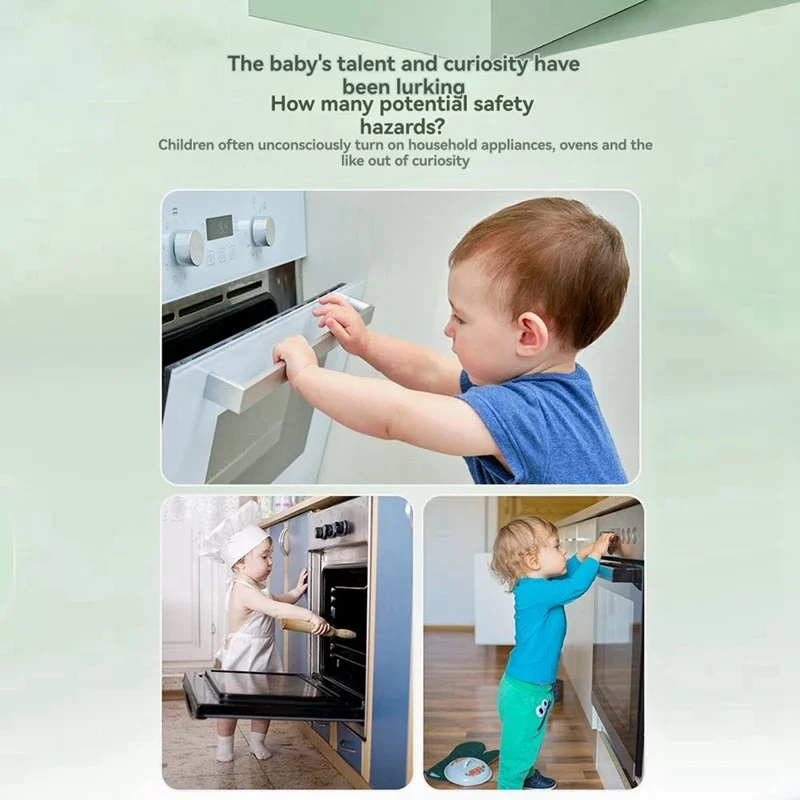 Stove Knob Safety Covers for Child (5 + 1 Pack), Universal Size Stove Covers with Adhesive for Kids and Pets-AD23
