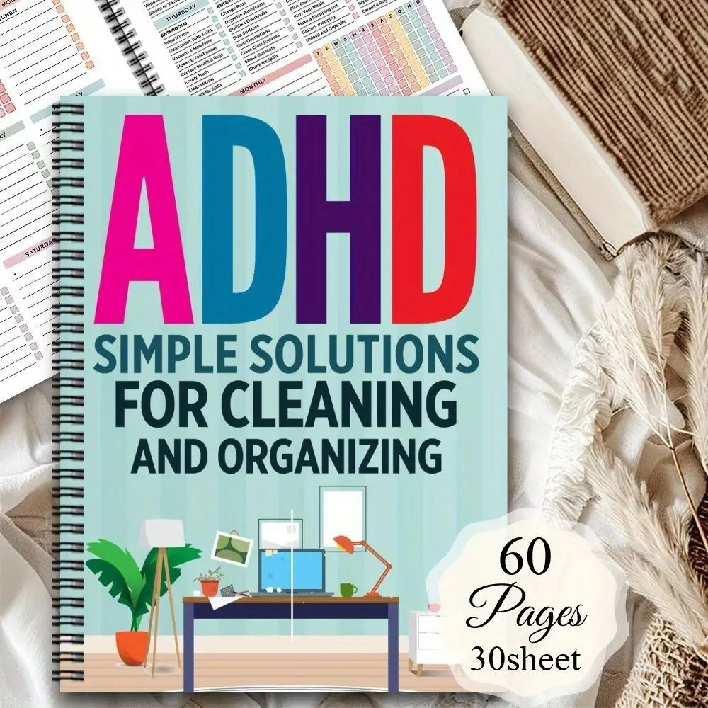 Systematic ADHD Cleaning Planner Weekly Schedule Daily Schedule Home Cleaning Schedule Year-Round Tips Simple Soultion