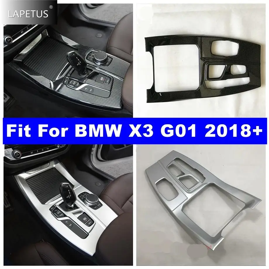 

Center Control Gear Shift Box Control Panel Cover Trim For BMW X3 G01 2018 - 2023 Matte / Carbon Fiber Accessories Car Styling